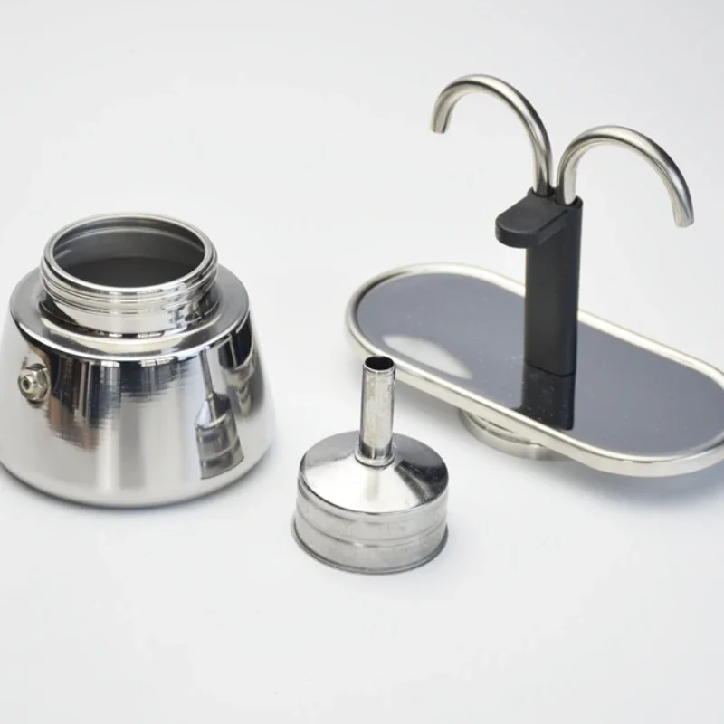200ML Mini Moka Pot Double Tub - Coffee Equipment Accessories ulasan dan harga