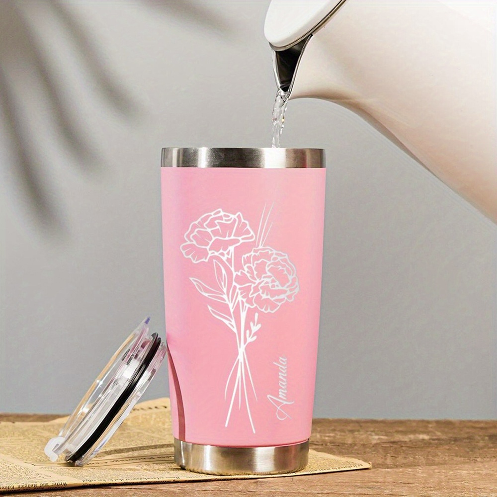 Custom Name Carnation Birth Fl - Coffee Equipment With Name ulasan dan harga
