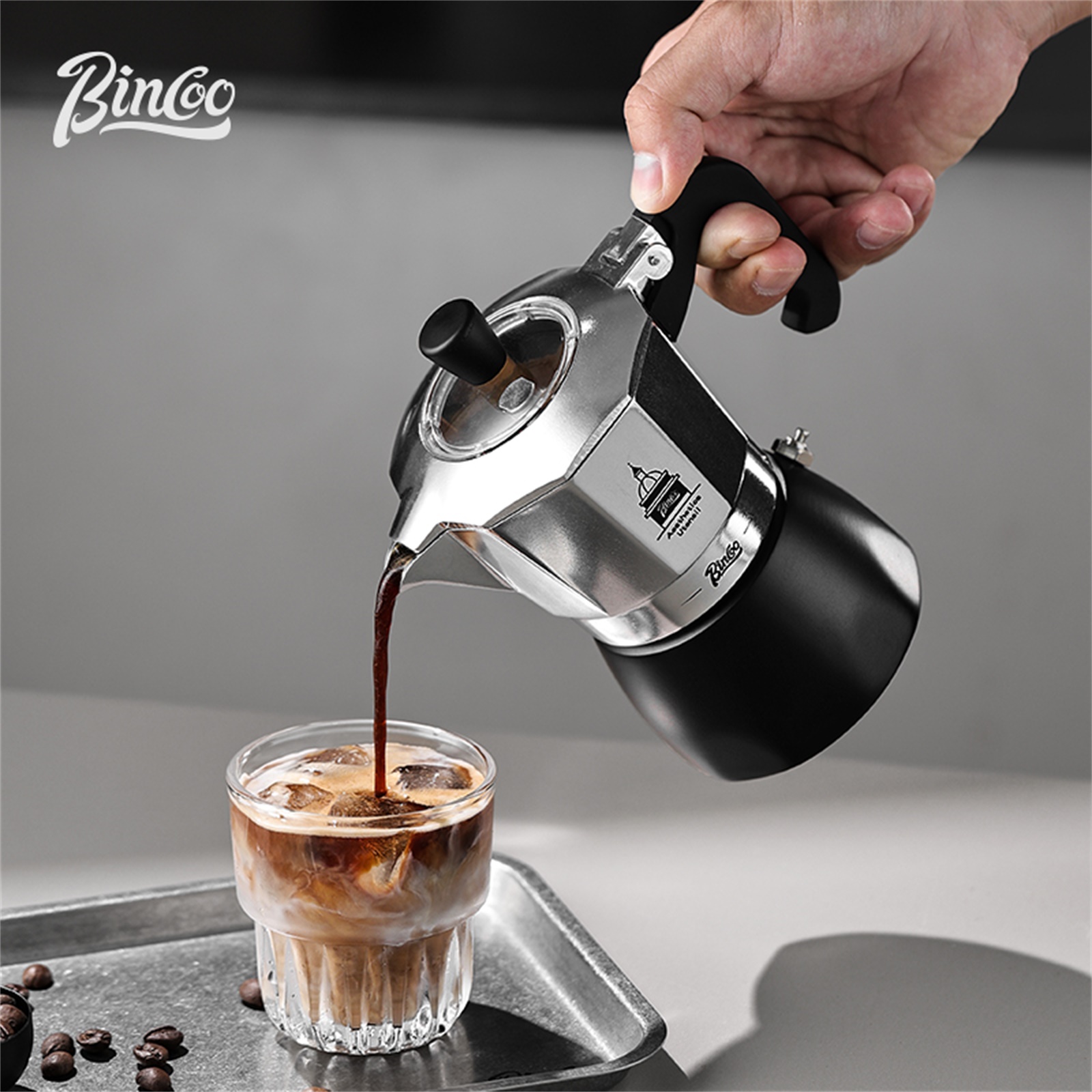 BINCOO Double Valve Moka Pot，E - Coffee Equipment Accessories ulasan dan harga