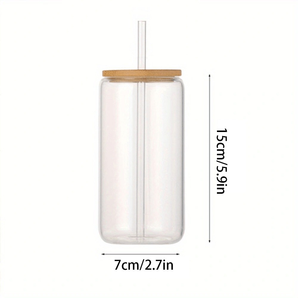 Custom Birth Flower Glass Can  - Coffee Equipment With Name ulasan dan harga