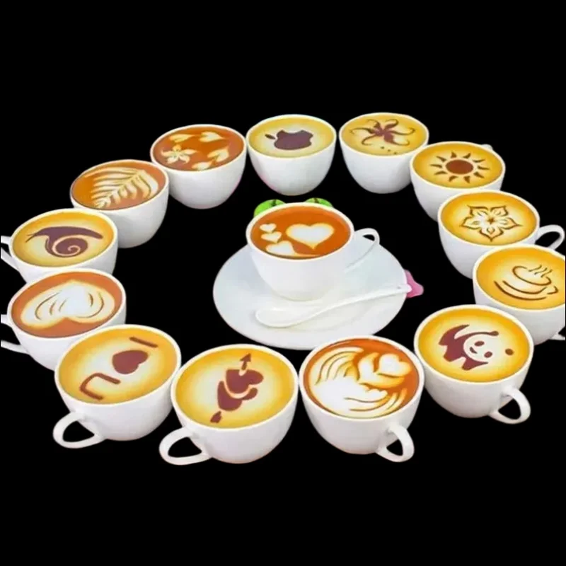 16Pcs/Set Coffee Mold Latte Ca - Coffee Shop Equipment ulasan dan harga