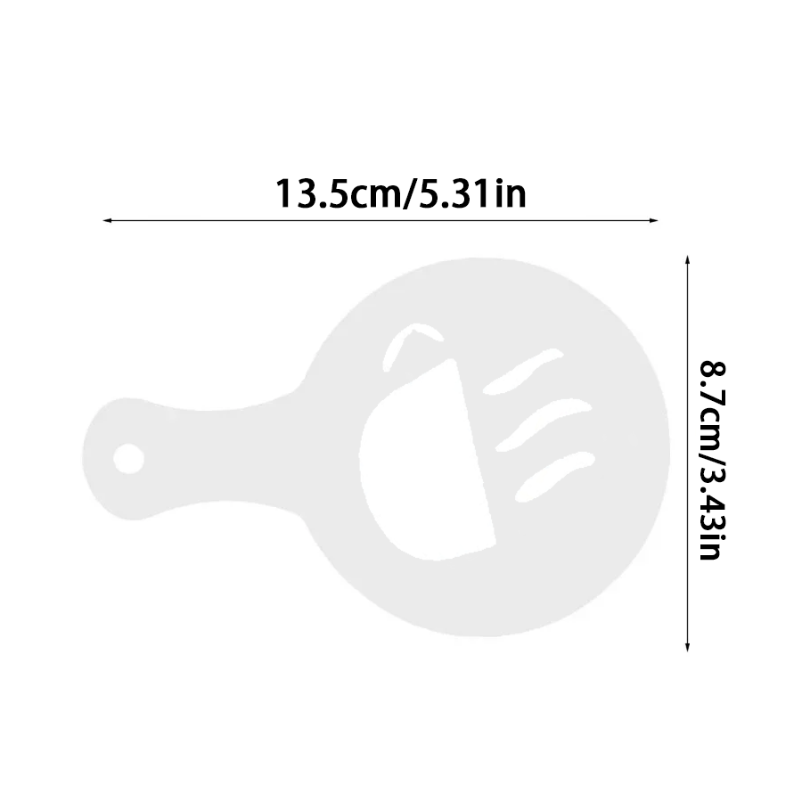16pcs Coffee Latte Art Stencil - Coffee Shop Equipment ulasan dan harga