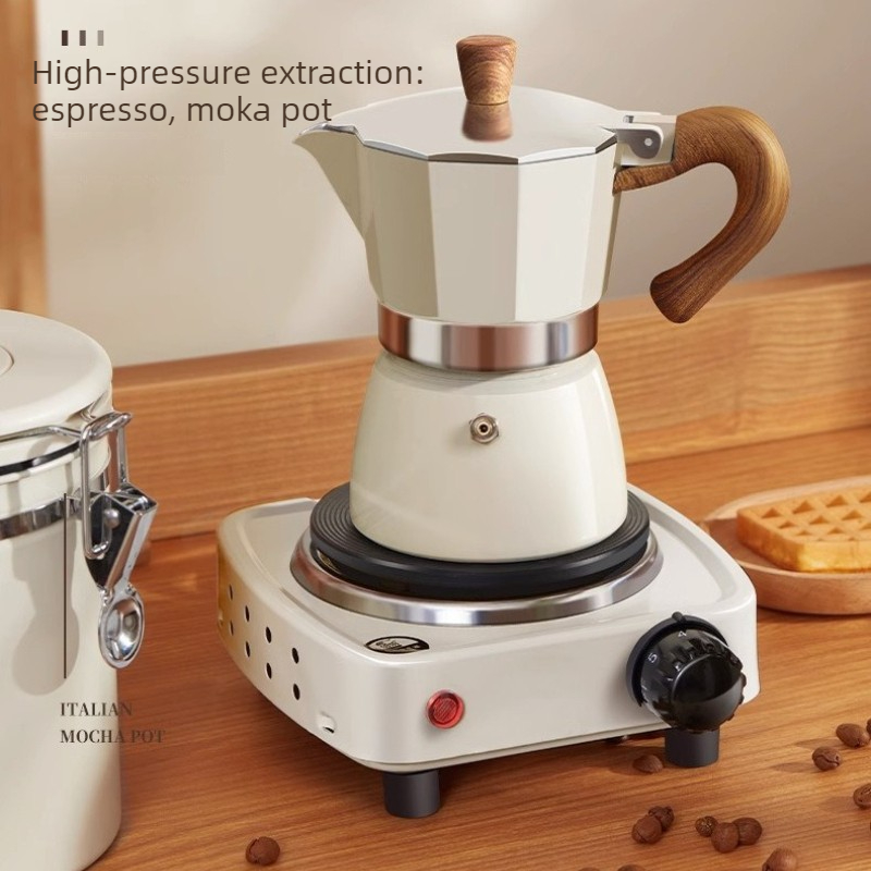 150ml/300ml Moka Pot Espresso  - Vintage Coffee Equipment ulasan dan harga